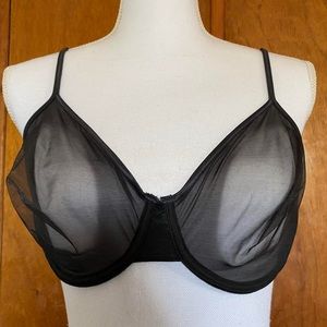 Victoria’s Secret bra size 38D black sheer dainty bra size 38D